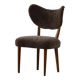 Danish chair from the mid-20th century, dining/office chair in lamb's wool, Eva Koppel, 1950s.