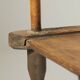 Small vintage wooden Baoulé chair (West Africa) Circa 1960