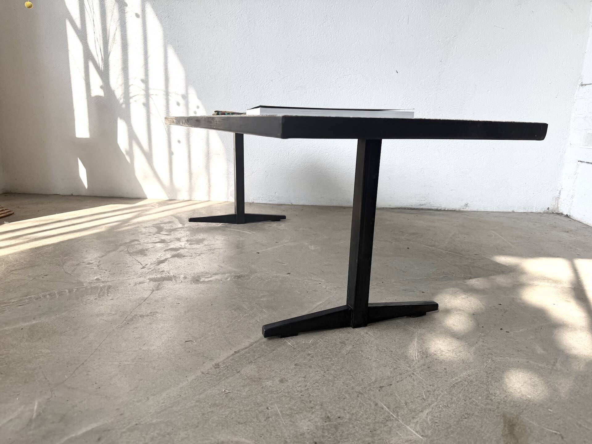 Modernist coffee table with ceramic mosaic, Lilienthal, 1960s.