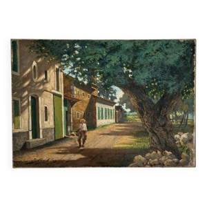 paysage animé 1909