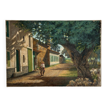Paysage animé 1909