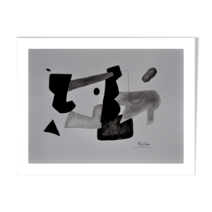 Variations noires abstraction