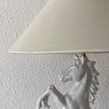 White ceramic zoomorph lamp