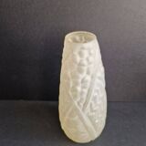Vase soliflore en verre irisé, période Art déco