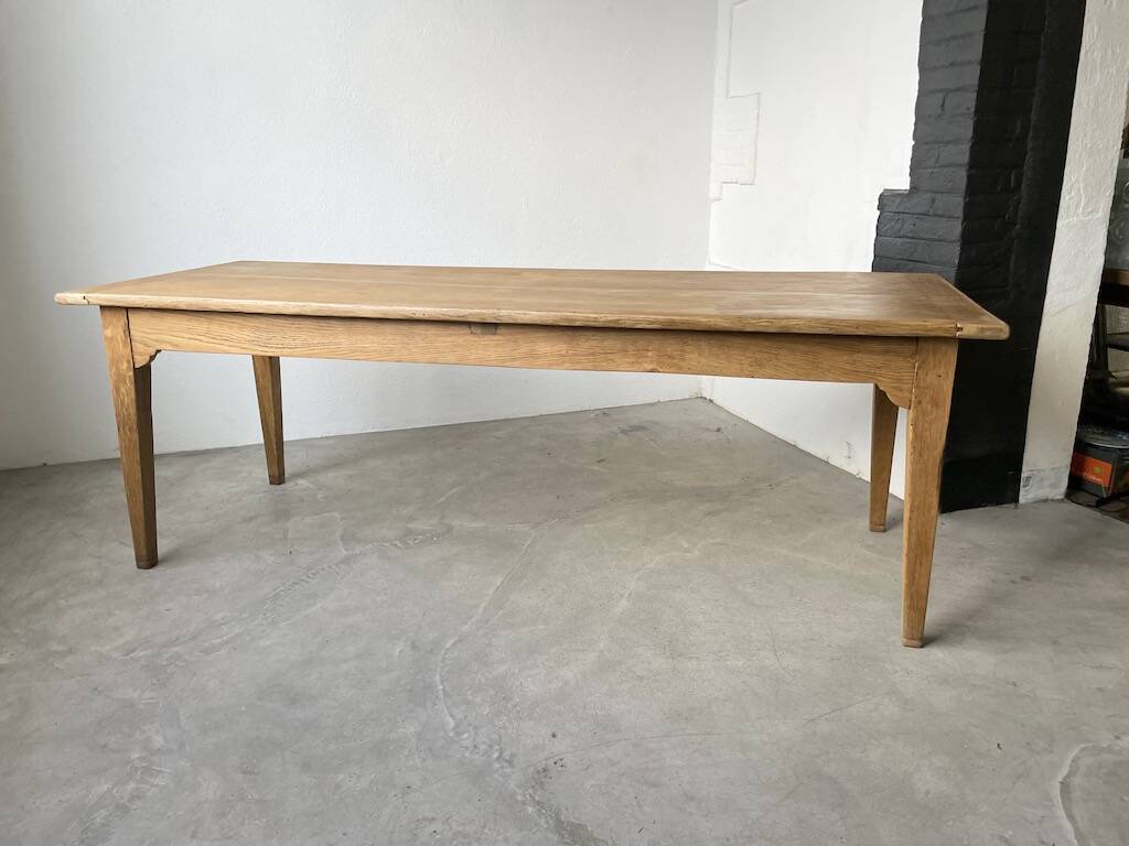 Oak farm table 220 cm