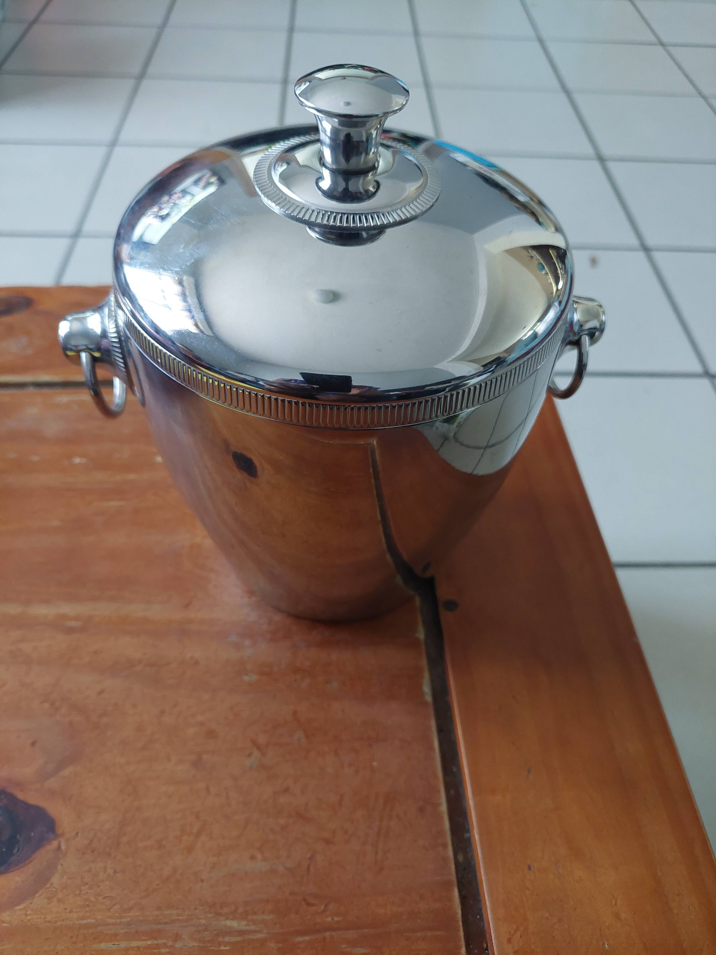 Remy Letang Vintage Stainless Steel Ice Bucket