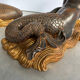 Vintage giltwood mermaid coffee table, 1960s