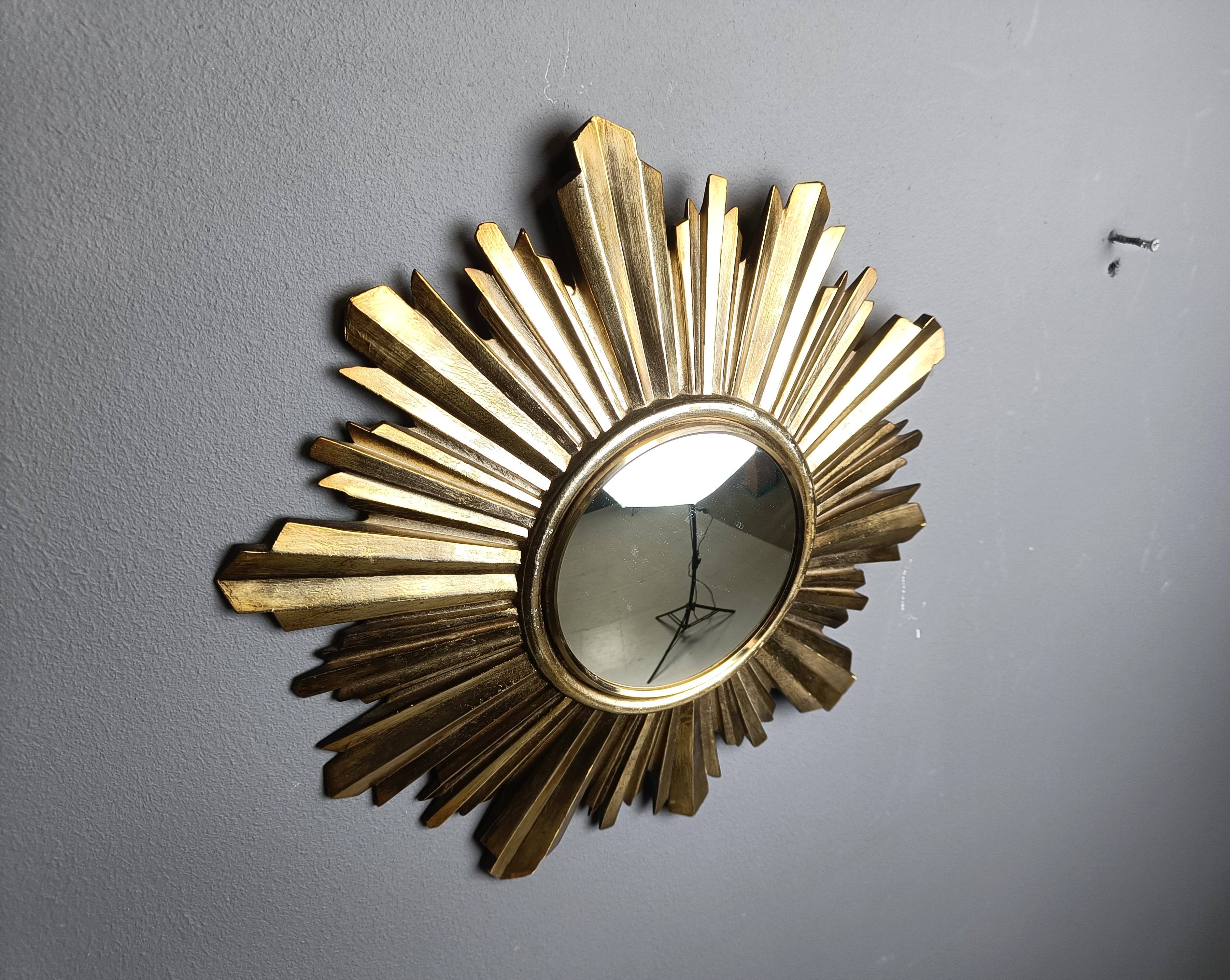VIntage sunburst mirror, 1960s