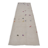 Handwoven Vintage Hemp Hallway Runner sku3921