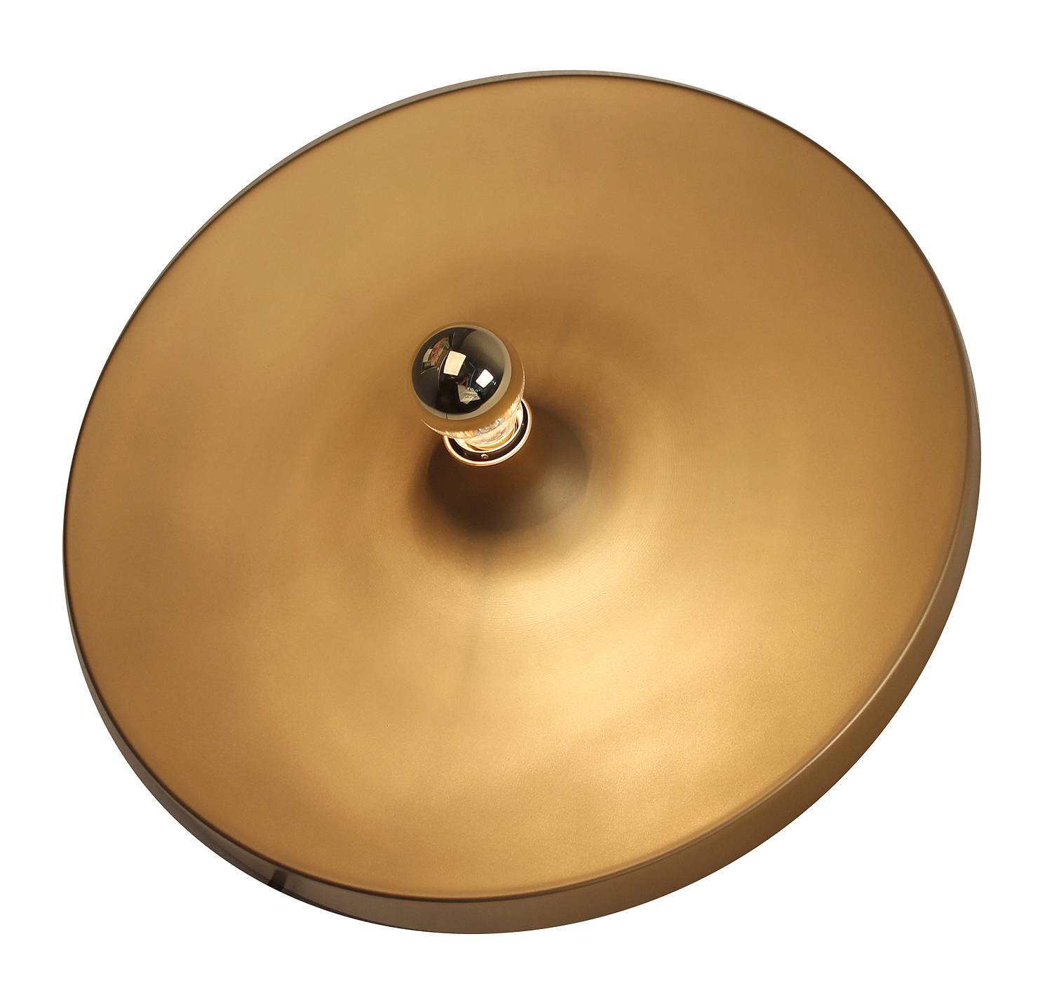 Space Age Vintage wall lamp, 70s, Disc Design, Bronze color