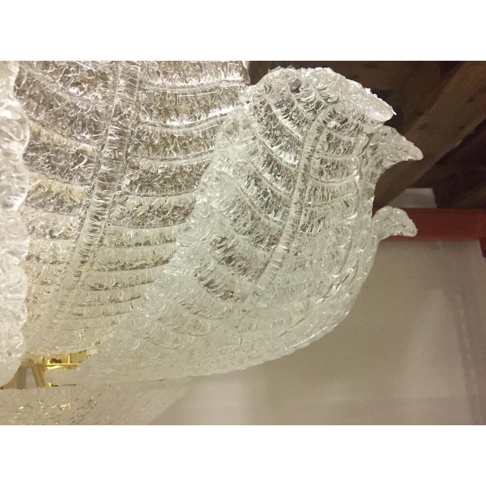 Murano glass flush mount