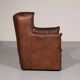 Patinated leather armchair by Gerard van den Berg for Montis, Netherlands, 1970s