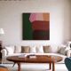 Abstract painting "late in the afternoon"