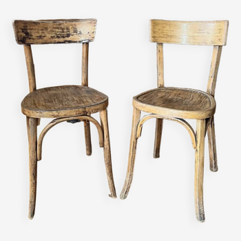 Paire de chaises bistrot