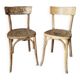 Pair of bistro chairs
