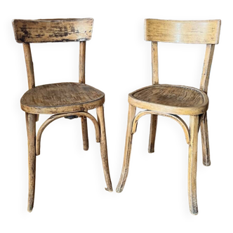 Pair of bistro chairs