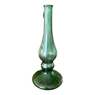 Large molded glass vase
