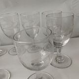 12 mismatched glasses