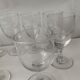 12 verres à pied dépareillés
