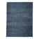 1970s Vintage Persian Handmade Wool Cotton Blue Area Rug 277x360