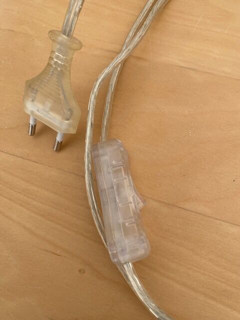 Pied de lampe relookée