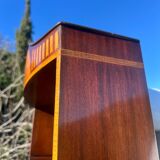 Flamed Mahogany Library in Regency style.