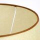 Large 1970s Italian bamboo table lamp with large oiled paper shad