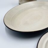 Vintage tableware service from West Germany from the 1970s.