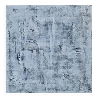 Minimalist monochrome abstract painting white
