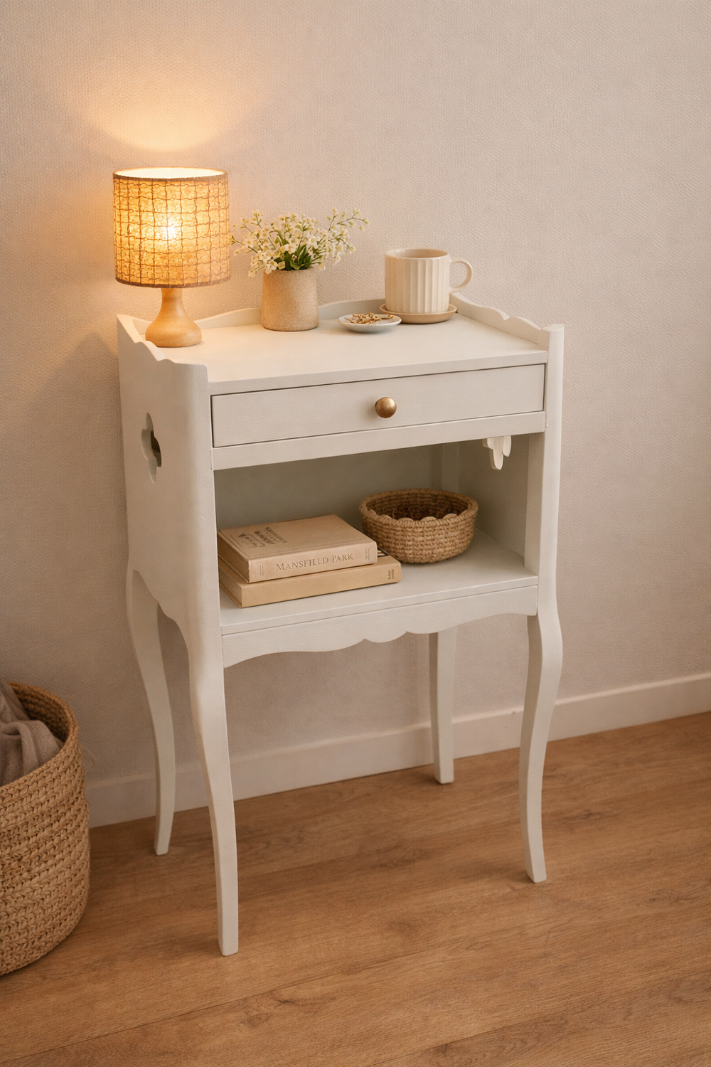 Louis XV style bedside tables