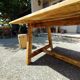 Solid pine table for 10 people.