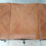 Louis XV style walnut veneer sewing table