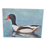 Huile sur toile canard