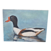 Huile sur toile canard
