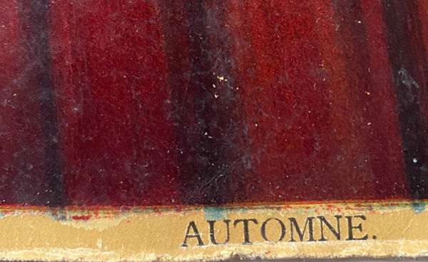 Pendants de tableaux chromolithographies 1900