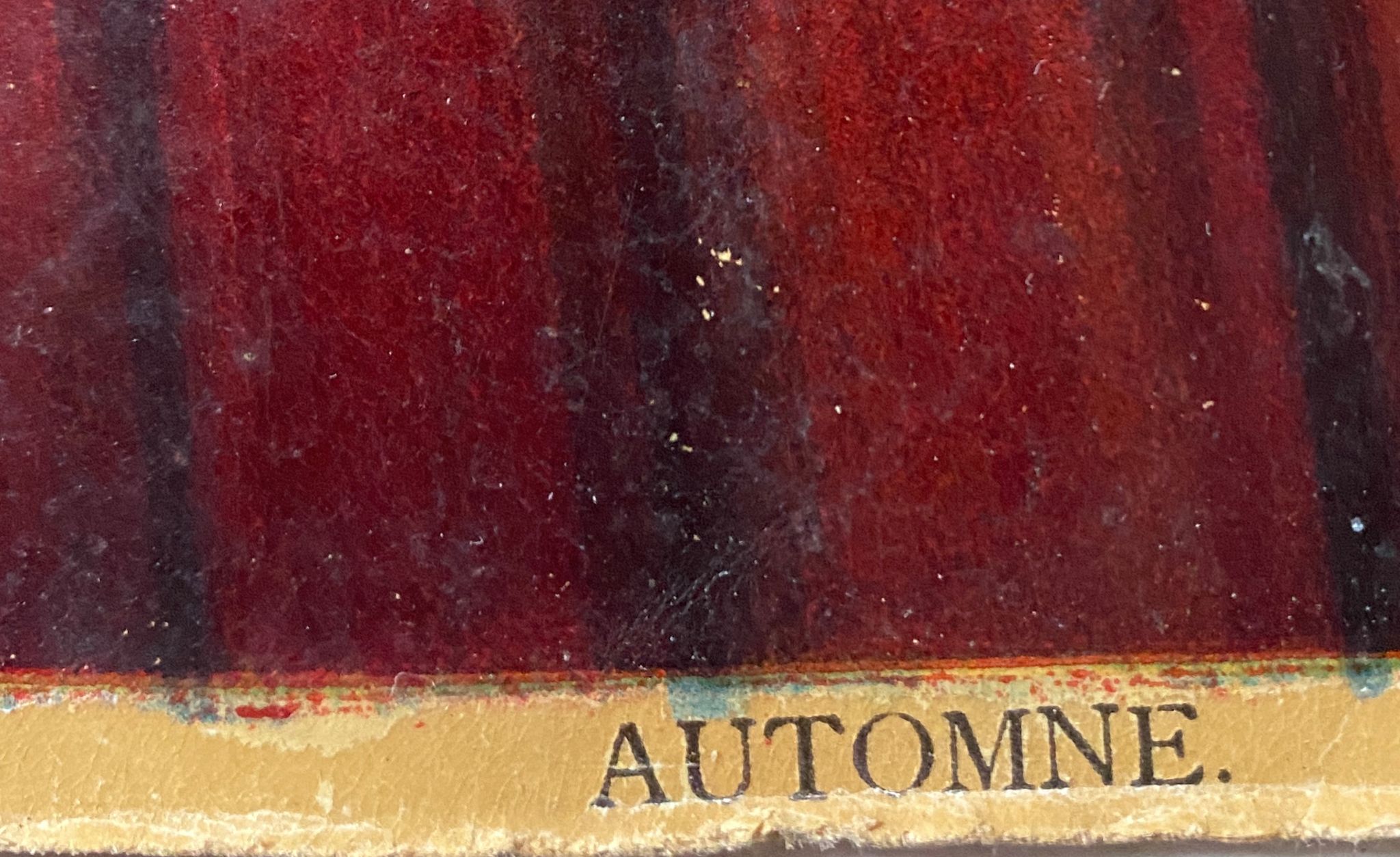 Paintings pendant of chromolithographs 1900