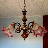 Gooseneck chandelier