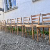 11 Chaises bistrot Horgen Glarus fabriqué signé en Suisse