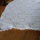 Dessus de lit ancien en crochet fait main