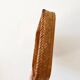 Ensemble de plateaux ancien en bois et feuille de palmier