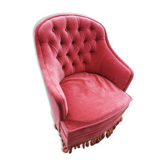 Pink toad chair