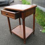 Rustic table with drawer