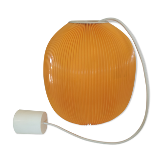 Hanging lamp in rhodoid by Rispal 1950
