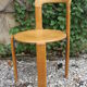 Série de 4 chaises Bruno Rey designer Suisse crée en 1971