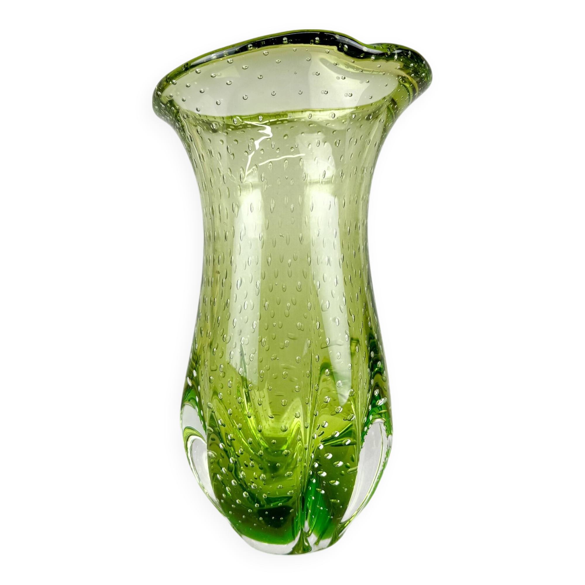 Vintage Art Glass Vase by Hana Machovska, Czechoslovakia, 1960s