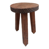 Wooden tripod stool