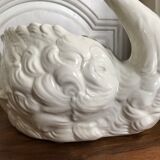 Vintage ceramic swan pot cover