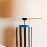 Hepburn Blue Stoneware Lamp