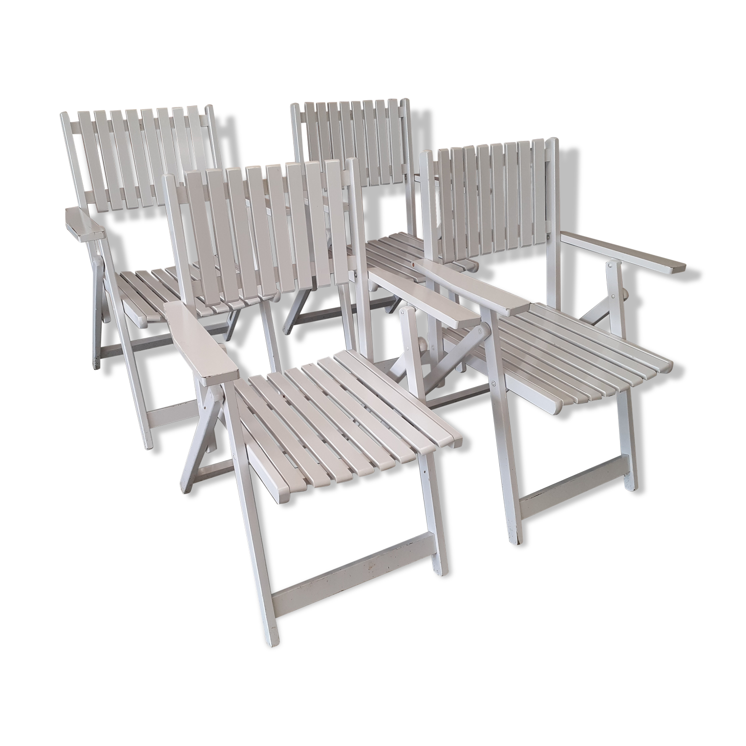 Lots of folding garden chairs