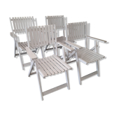 Lots of folding garden chairs